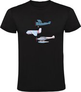 Vliegtuig Kindershirt - vliegtuigen - vliegen