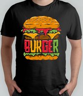Burger - T Shirt - BurgerLove - BurgerTime - BurgerLife - Gift - cadeau - DeliciousBurgers - Hamburger - Hamburgertijd - Hamburgergrillen - Burgerfan