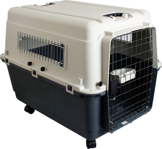 Foto: Topmast transportbox travelaire premium maat 4 81 x 56 x 59 cm reismand transportbox iata transportbox voor hond en kat