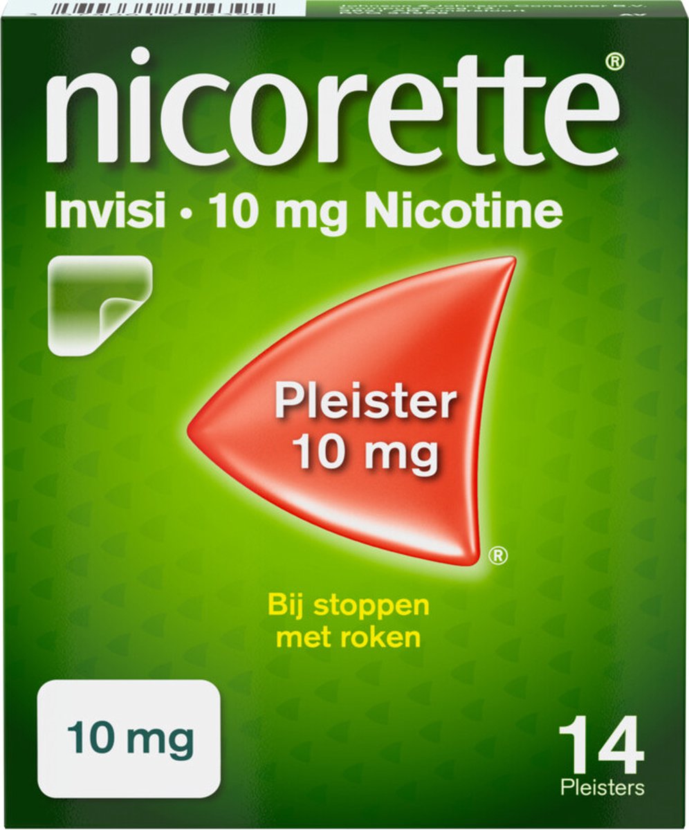 Goedkoopste Nicorette Invisi Patch Pleisters 10mg - 2 x 14 stuks