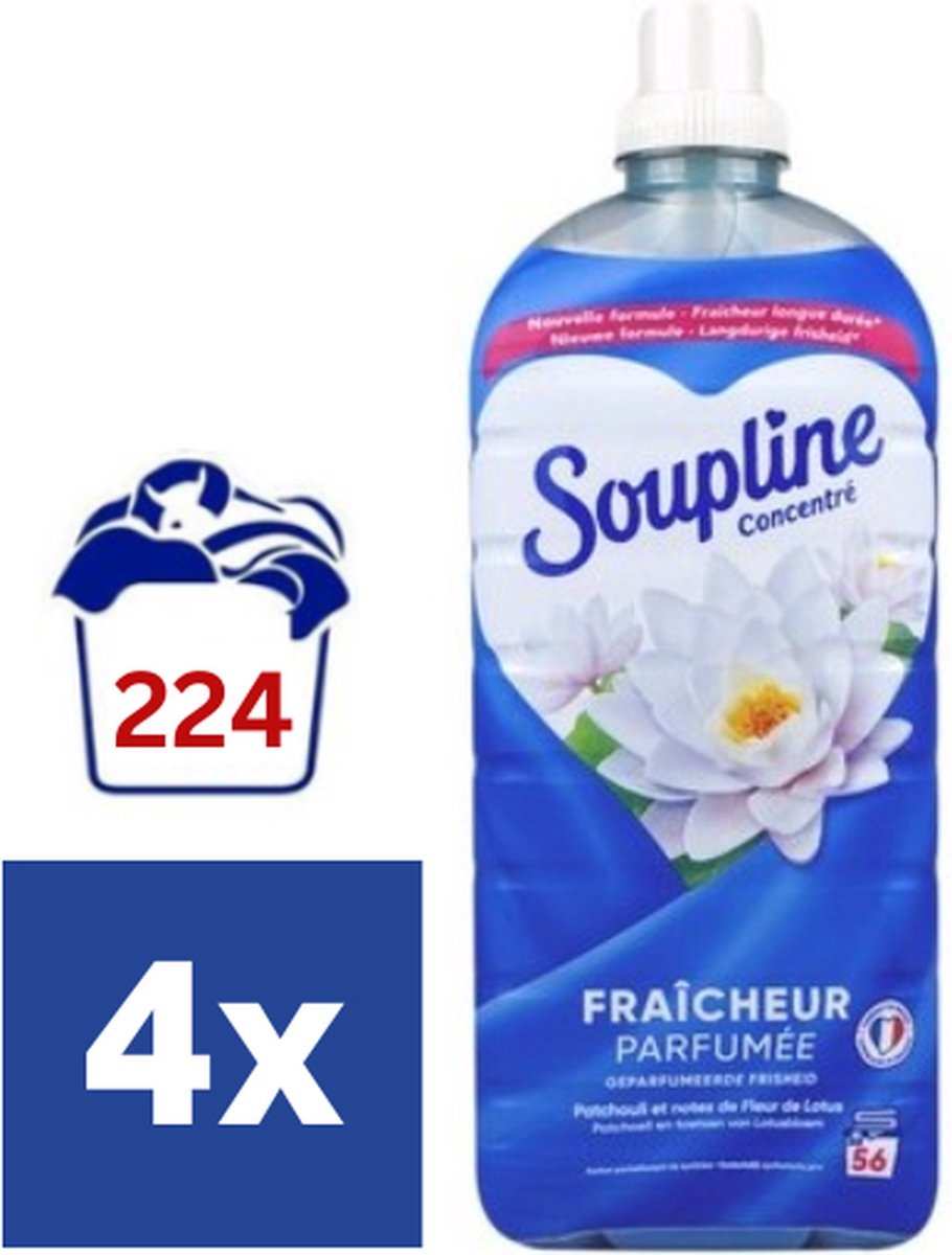 Adoucissant Soupline Sourire & Fruits des Bois - 6 x 2 l (516 lavages)