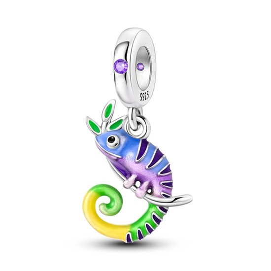 LaMenars Sneeuwpop en kerstmuts, sterling zilver, bedel