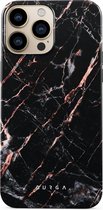 Burga Tough Case Apple iPhone 14 Pro Max Hoesje Rose Gold Marble