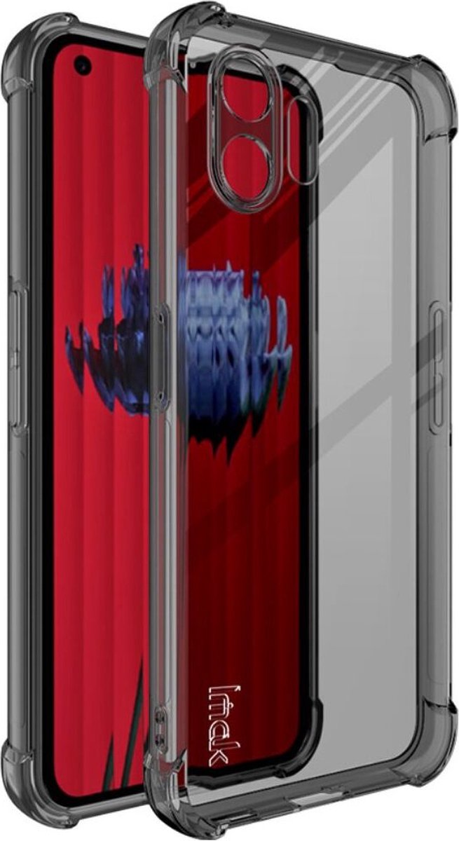 Imak Nothing Phone (2) Hoesje Schokbestendig TPU Transparant Zwart