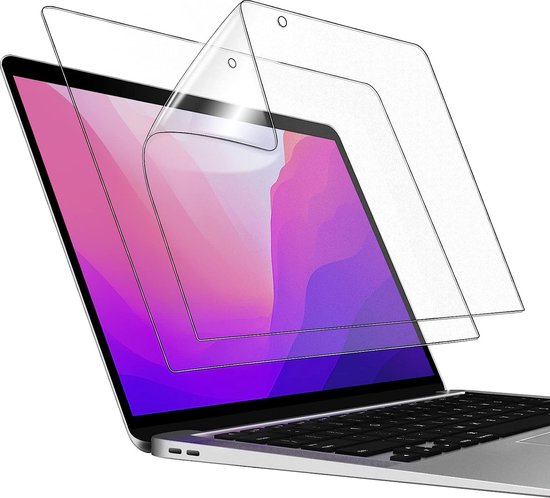Protecteur d'écran Macbook Air - 2 pièces - Verre de protection pour Apple Macbook Air 2017 à 2021 - 13,3 pouces - Protecteur de Glas Macbook Air