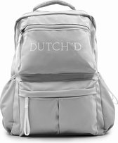 Dutch'D - Sign Backpack - Rugtas - Katoen - Grijs - laptop vak - Premium Accessories