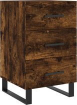 vidaXL-Nachtkastje-40x40x66-cm-bewerkt-hout-gerookt-eikenkleurig