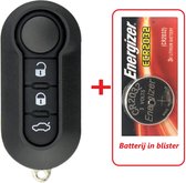 Autosleutel 3 knoppen klapsleutel + Batterij CR2032 geschikt voor Fiat  sleutel / Fiat... | bol.com