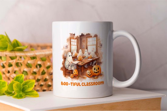 Mok Boo Tiful Classroom - TeacherLife - Halloween - Gift - Cadeau - Teaching - TeachTheFuture - TeachingInspiration - TeacherLove - LeraarLeven - Onderwijs - Docent - OnderwijsInspiratie - LeraarDag