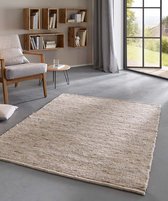 Wollen vloerkleed - Bokn beige 120x170 cm