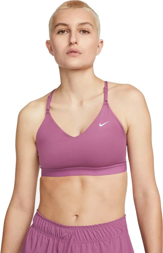 Nike DRI-FIT INDY sport bh roze