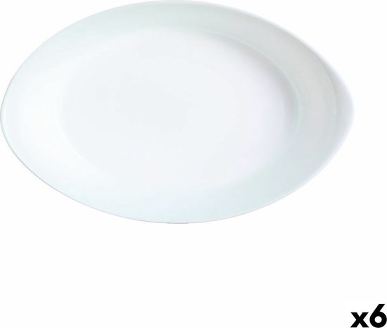 Vas de copt, Luminarc, Smart Cuisine, 30 x 22 cm, sticla, alb