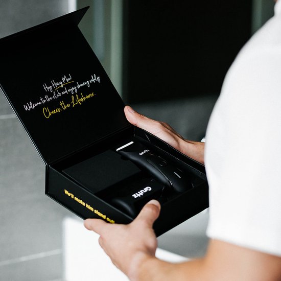 Gruttz Bodygroomer Mannen v3 - Body Trimmer - Gemaakt voor Schaamstreek - Inclusief Travelbag
