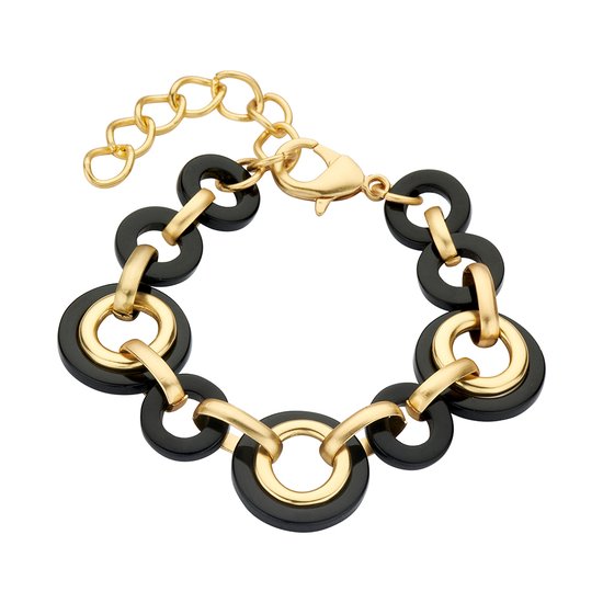 Les Cordes - KADE (AB) - Armband - Zwart - Hars - Juwelen - Sieraden - Dames