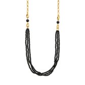 Les Cordes - DOMAR - Collier - Zwart - Metaal - Juwelen - Sieraden - Dames