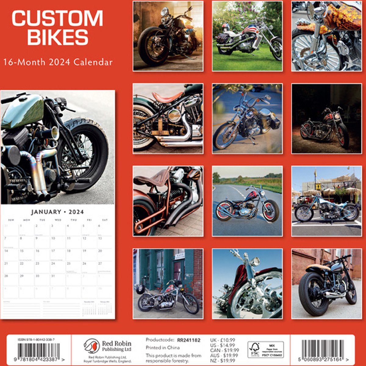 Custom Bikes Kalender 2024