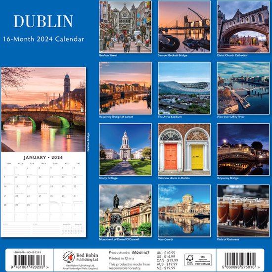 Dublin Kalender 2024