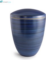 Tosca urn blauw - Keramiek