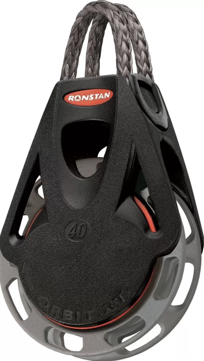 Ronstan Orbit Serie 40 enkelschijfsblok met automatische ratel