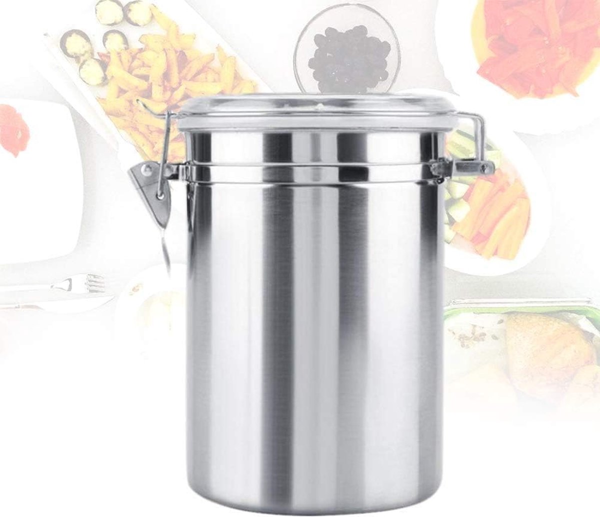 2,8 l koffieblik, luchtdicht, roestvrijstalen koffiebonen, houder