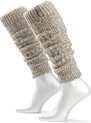 SOXS.co® Wollen beenwarmers | SOX3514 | Beige | One size | Warm Sand label