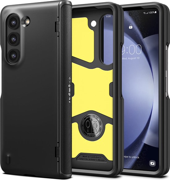 Spigen Slim Armor Pro Hoesje Geschikt voor Samsung Galaxy Z Fold 5 Zwart bol