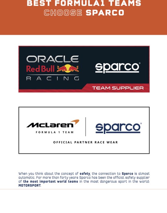 Sparco Martini Racing Hoodie Big Stripes - gemaakt in Italië - Wit - Maat M - SPARCO
