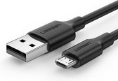 MICRO USB KABEL UGREEN QC 3.0 2.4A 0.25M (ZWART)