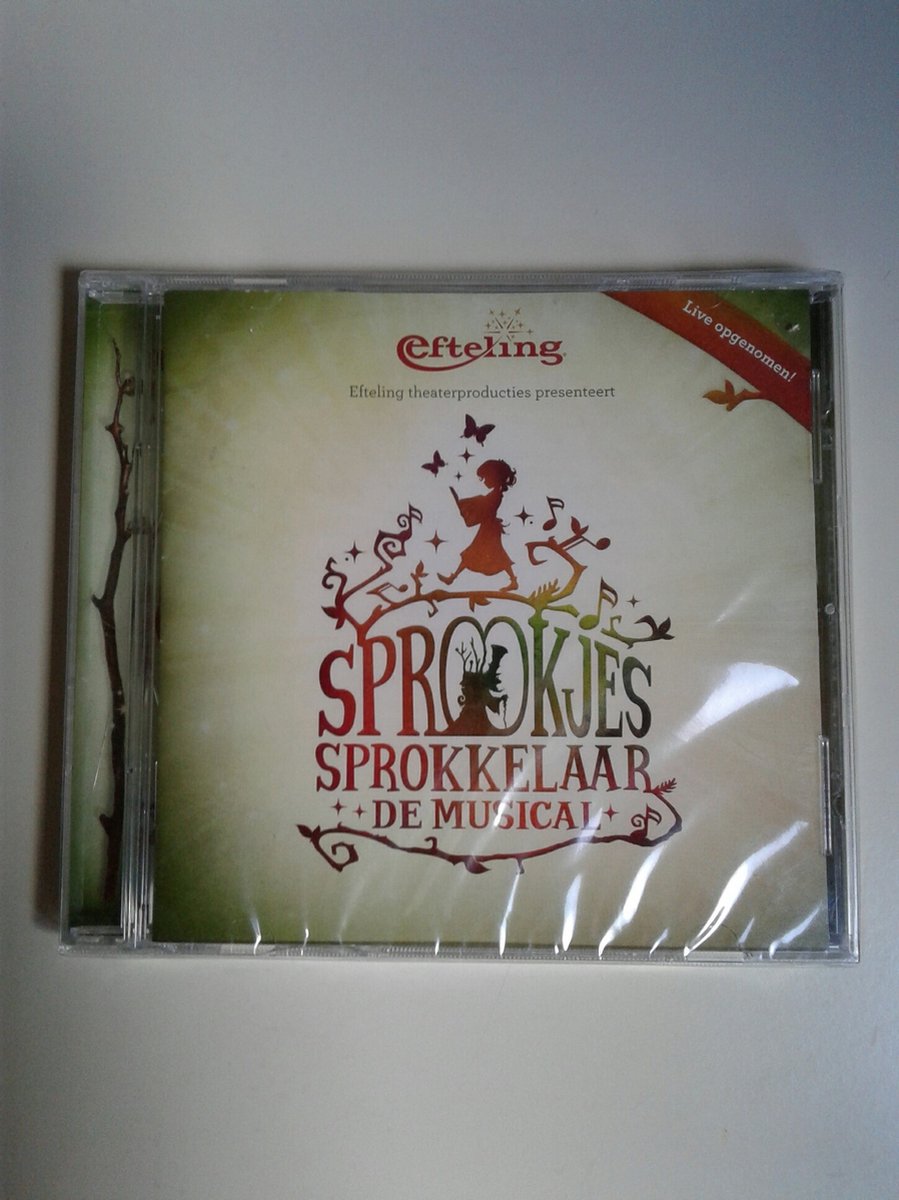 Efteling - CD - Sprookjessprokkelaar - De Musical - Live opgenomen