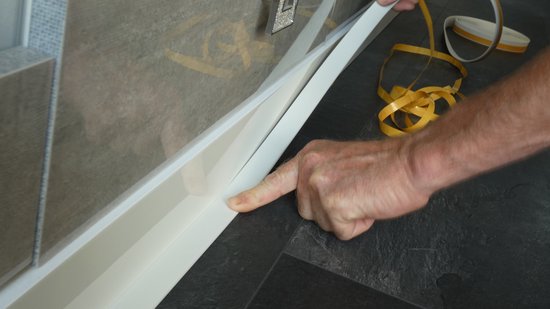 Flexplinth - Plinthe adhésive PVC souple - Zwart (RAL9011) - 15 mètres