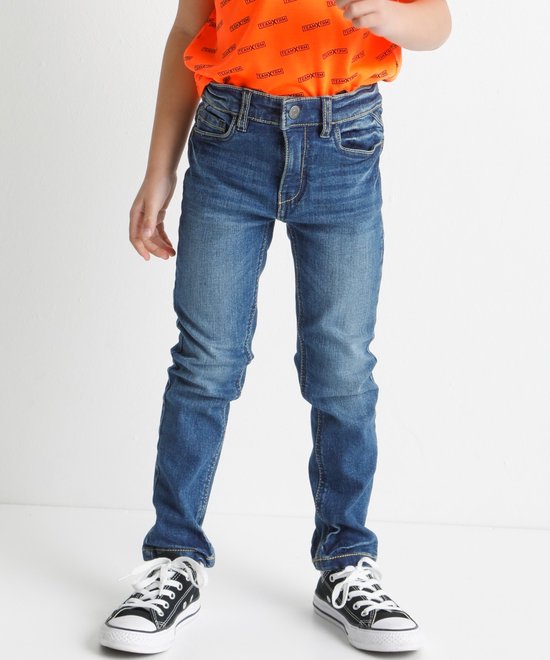 Jongens / Kinderen Europe Kids Skinny Fit Stretch Jeans (mid) Blauw In