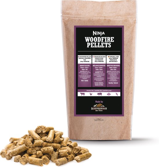 Ninja Woodfire Houtvuurpellets - Robust Blend - Echt hardhout - 20 kooksessies - Geschikt voor OG701EU - XSKOGRBLPL2UK