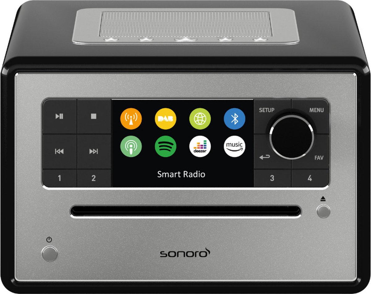 Sonoro - Elite X -SO 911 Internet Radio met CD-Speler - Zwart