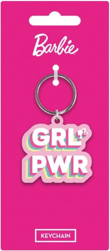 Pyramid Int. Barbie Rubberen Sleutelhanger-GRL PWR (Diversen) Nieuw