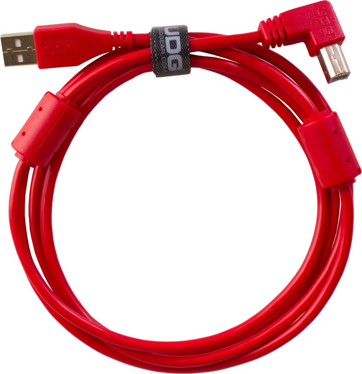 UDG Ultimate Audio Cable USB 2.0 A-B Red Angled 1m (U95004RD) - Kabel voor DJs