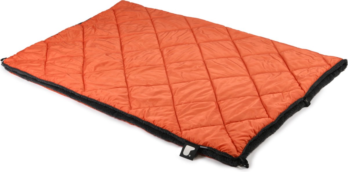 Extreme Lounging - b-blanket - tweezijdige plaid - gewatteerd & teddy fleece - binnen & buiten - 140x200cm - Orange