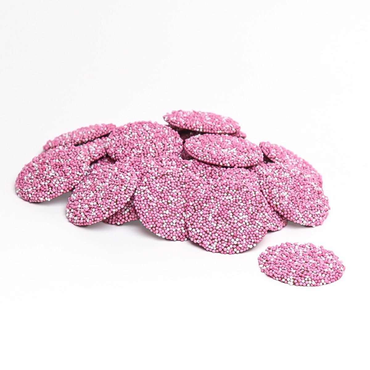 2,5KG Chocolade Geboorte Flikken met Roze/Wit Musket | Geboorte traktatie Meisje | Geboorte feest | Melk