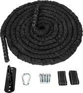 Zenzee Battle Rope - Workout Rope - Fitness Rope - Fitness Touw - 9m - 12 kg - Muuranker
