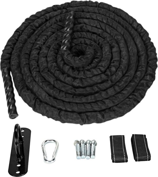 Foto: Zenzee battle rope workout rope fitness rope fitness touw 9m 12 kg muuranker