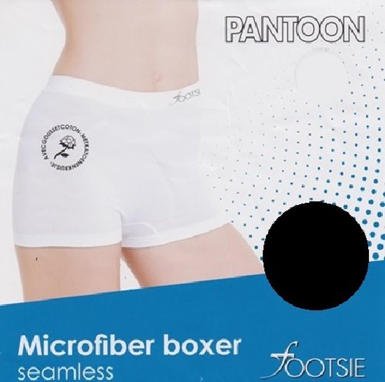 SOX by PANTOON Footsie Boxer Seamless Zwart XXL Respirant et avec gousset en coton
