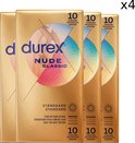Durex Condooms - Nude - 4 x 10 stuks