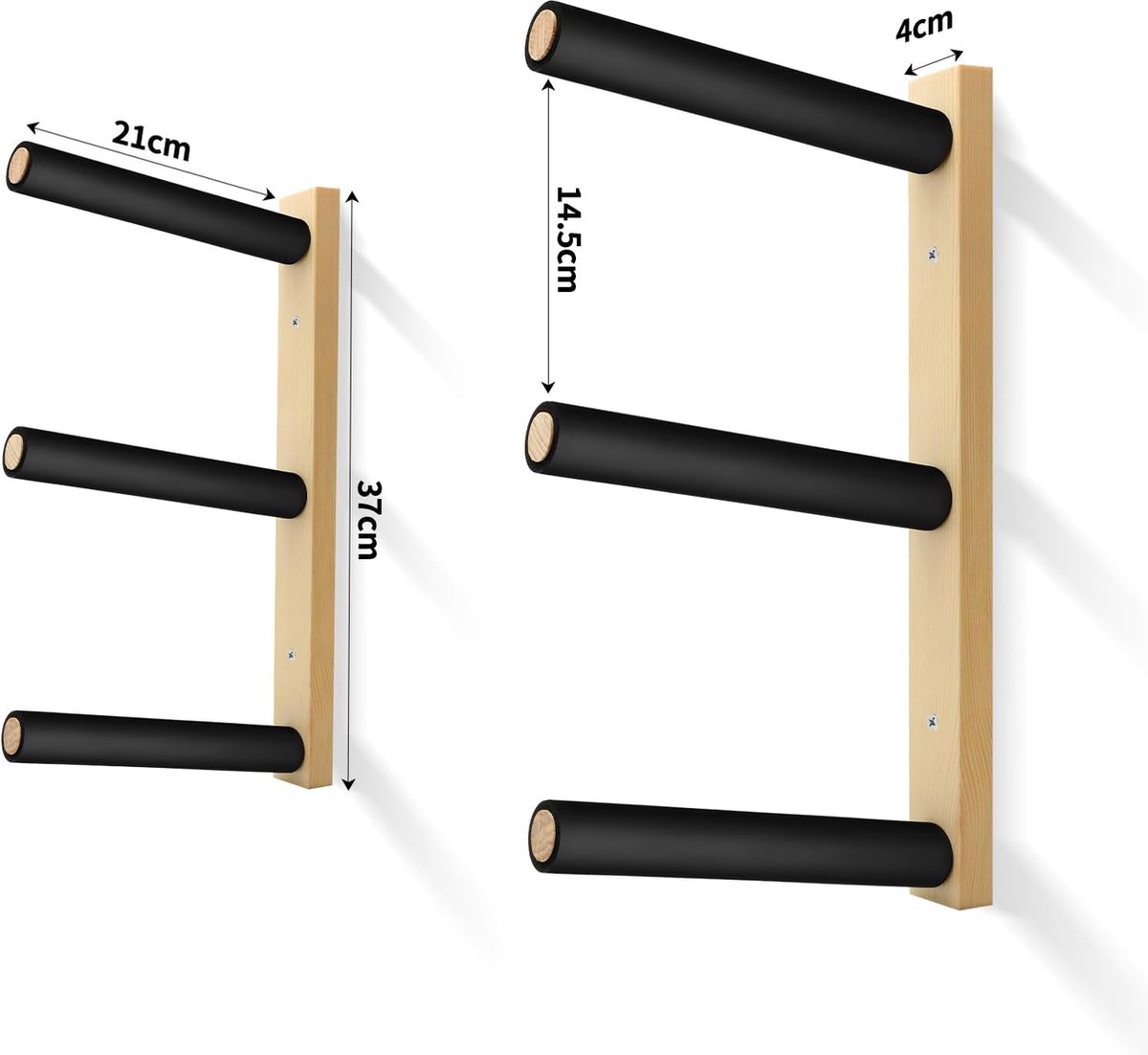 Trifecta support de rangement pour planche à roulettes et longboard,  support mural