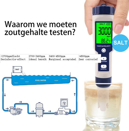 Digitale PH Meter Mit ATC Tester für Wasser Lebens... - Viceal