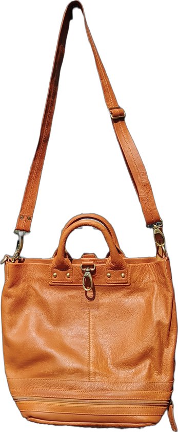 Tuscany Leather Max Elegante Leren Polstas/Herentas Bruin - Handgemaakt In Italië, Robuust En Stijlvol