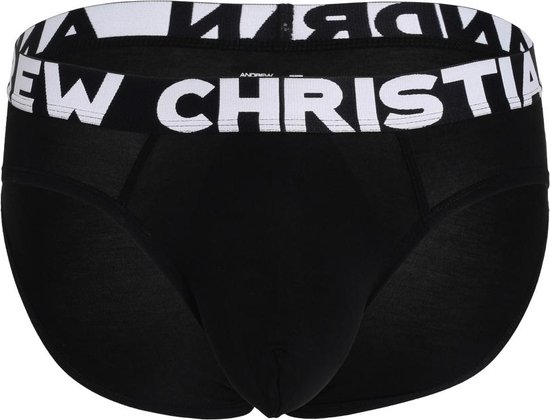 Andrew Christian ALMOST NAKED® Bamboo Brief Noir - TAILLE S - Sous-vêtements pour hommes - Slips pour hommes - Slips pour hommes