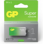 GP Super Alkaline 9V batterij 1PK
