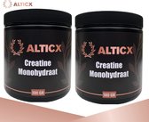 ALTICX® Creatine Monohydraat - Sportvoeding Spieropbouw Supplement - Fitness Supplement 2x 300 gram