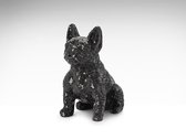 Franse Bulldog in glasmozaïek | zwart | hond frenchie | luxe decoratie