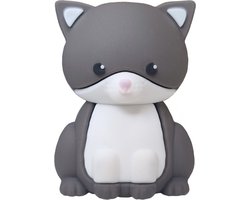 Ulticool Kat USB Stick 16 GB – cadeautje voor hem & haar - Origineel verjaardag idee voor vrouwen vriendin tiener meisjes of katten liefhebbers – grijs / wit - Vrouw Cadeautje Populair - Pakket - Sinterklaas Kinderen - Kind - Schoencadeautjes