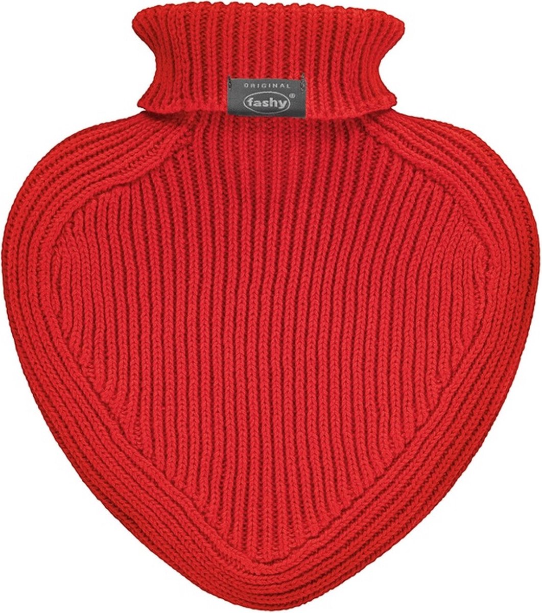 Goedkoopste Fashy - Hart Rood Gebreid - Warmtekruik